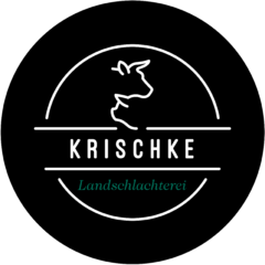cropped landschlachterei krischke logo landschlachterei rund schwarz